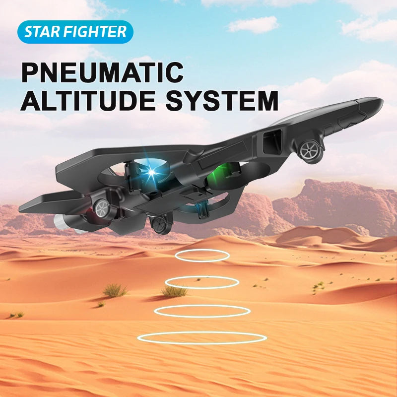4DRC V32 Foam Remote Control Airplanes RC Planes for Kids Adults 8-16, RC Airplane Fighter Jet with Light, 360° Flip Fighter Jet Toys, Stunt Roll, Airplane Toy Gifts for Kids Boys